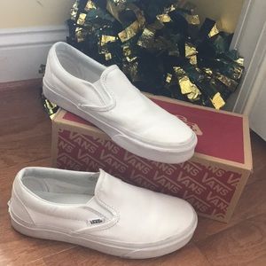 All white vans. Women's 6 1/2